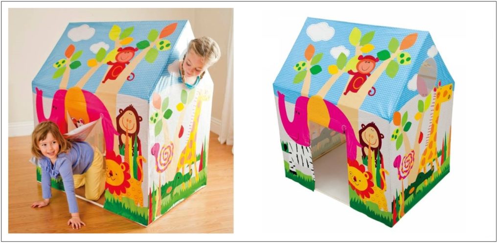 Aprender jugando con la casita jungla Intex