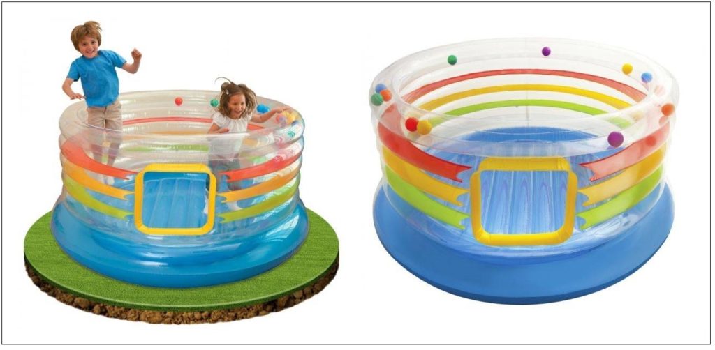 Aprender jugando con el saltador hinchable Intex Jump-o-Lene
